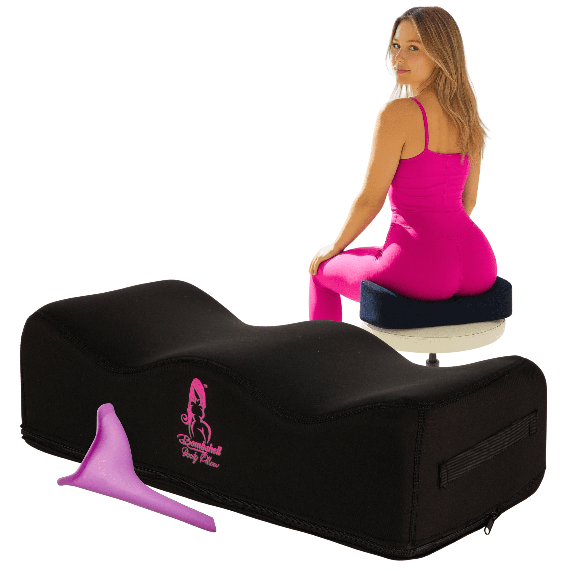 BBL Pillow After Surgery for Butt - Comfortable Butt Cushion for Long Sitting - BBL Recovery Must Haves - BBL Pillow for Butt Pillows for Sitting