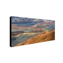 Trademark Fine Art "Haleakala Volcano" Canvas Art by Pierre Leclerc