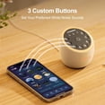 thumbnail image 2 of White Noise Sound  for Sleeping, 388 Soothing Sounds,  Pro 2  APP Control, Custom Buttons Bedside Dimmable Alarm Clock Night Light, for Adults  Kids Lullaby, 2 of 6