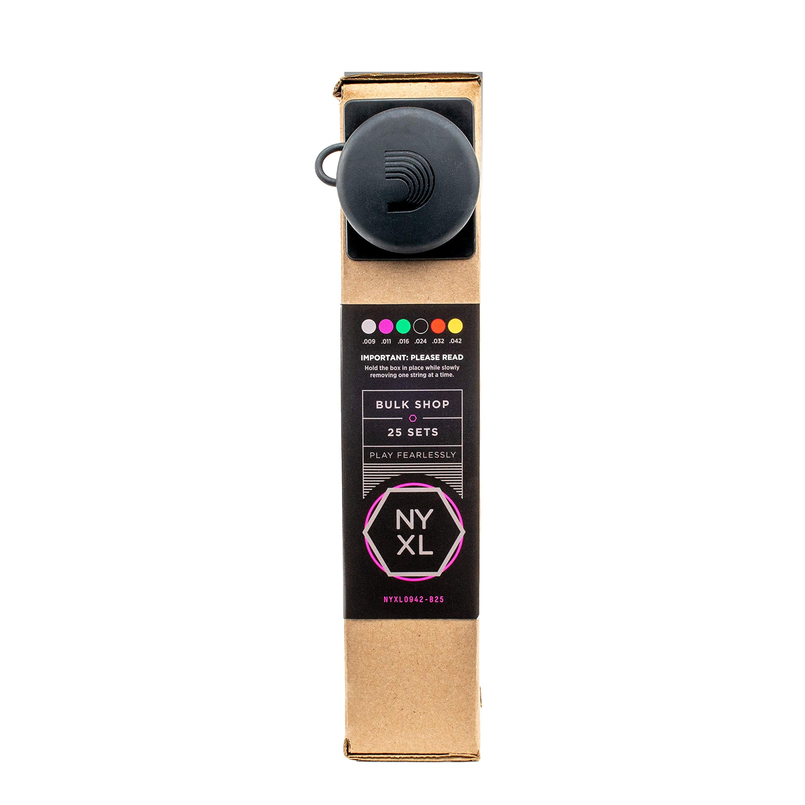 D'Addario NYXL0942 Nickel Wound Electric Guitar Strings, Super Light, 09-42 - 25 Sets