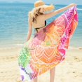 thumbnail image 4 of Bangcool Beach Towel Microfiber Dustproof Creative Pool Towel Travel Towel, 4 of 10