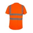 thumbnail image 6 of Kolossus AirFlex ANSI Class 2 Compliant High Visibility Short Sleeve Safety Shirt Orange, 6 of 9
