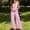 Pink, variant on Purcolt 2 Piece Matching Set for Women Dressy Casual Stripes V Neck Sleeveless Shirts High Waisted Wide Leg Pants Comfort Loose Fit Business Work Office Outfits