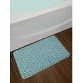 thumbnail image 2 of Arrow Bath Mat, Retro Arrows Illustration in Vintage Colors Elements, Plush Bathroom Decor Mat with Non Slip Backing, 29.5" X 17.5", Turquoise Beige, by Ambesonne, 2 of 2