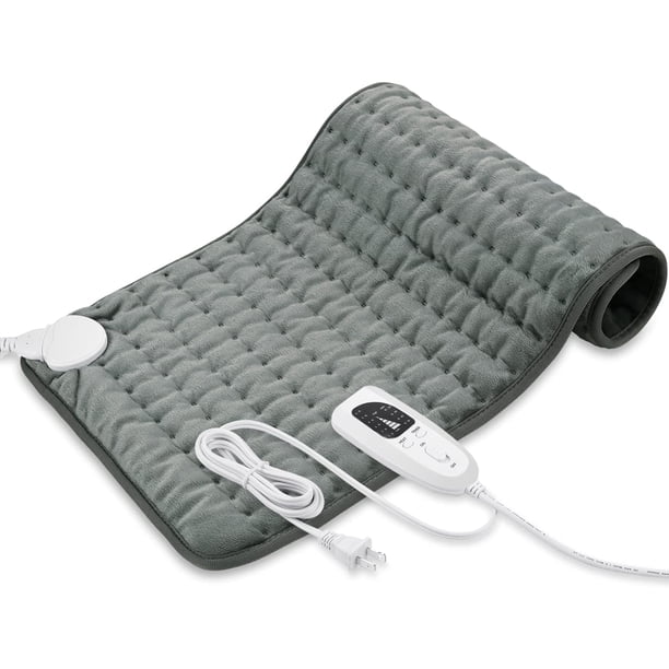 Almohadilla térmica - Almohadillas térmicas eléctricas - Almohadilla térmica caliente para aliviar el dolor muscular del dolor de espalda - Opción de calor seco y húmedo - Función de apagado automátic