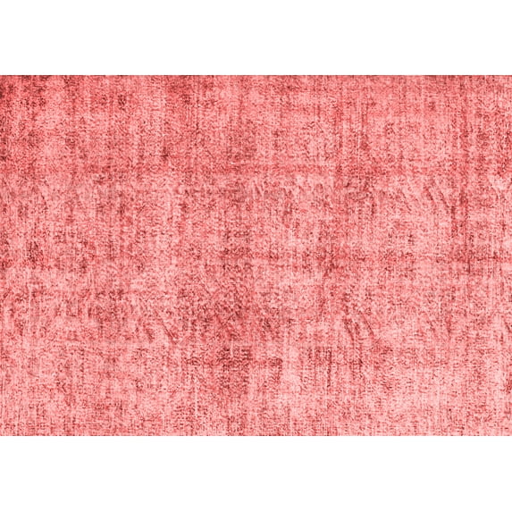 Ahgly Company Indoor Rectangle Abstract Red Contemporary Area Rugs, 7' x 9'