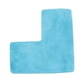 thumbnail image 1 of Alfombra de Baño en Forma de L, Alfombra de Baño, Alfombra de Ducha, Alfombra de Baño Antideslizante, Alfombra Suave Y Absorbente, Lavable a Máquina P Azul cielo, 1 of 8