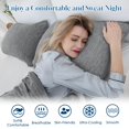 thumbnail image 4 of Fundas de almohada refrigerantes CHOSHOME Q-Max > 0.45, paquete de 2, Grey King, 4 of 7