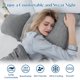 thumbnail image 4 of Fundas de almohada refrigerantes CHOSHOME Q-Max > 0.45, paquete de 2, Grey King, 4 of 7