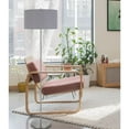 thumbnail image 3 of Cal Lighting 150W 3 Wayt Cromwell Metal Floor Lamp With Gray Linen Shade, 3 of 6