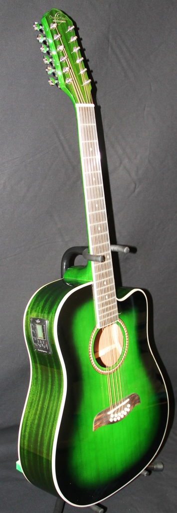 green 12 string guitar