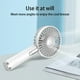 thumbnail image 3 of Ventilador de mano Billuyoard portátil recargable 3 velocidades blanco, 3 of 6
