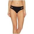 thumbnail image 4 of L Space Womens Estella Hipster Cut-Out Swim Bottom Separates Black XS, 4 of 6