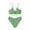 Green, variant on pstuiky Bikini, Women Two Piece Bikini Swimsuit Sexy Bathing Suits Push Up Swimsuit