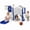 Blue Gray, variant on Oswerpon 10-in-1 Toddler Slide, Foldable Indoor Outdoor Playset with Climber, Tunnel & Basketball Hoop, Ages 1-3, Blue Gray
