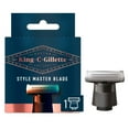 thumbnail image 1 of King C. Gillette Style Master Blade Refill with 4-Directional Metal Razor Blades, 1 of 9