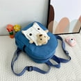 thumbnail image 5 of Lssam Bear Backpack - Kawaii Detachable Plush Bag with 3D Bear, Large Capacity Lightweight Ita Bag, Cute Backpack for Adults, 5 of 6