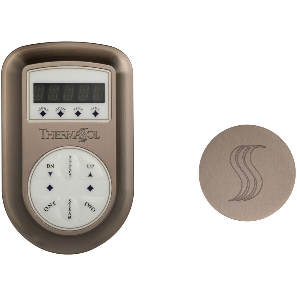 Thermasol SetSvrd Signature Steam Shower Kit Nickel