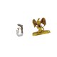 thumbnail image 5 of Escultura Moderna Abstracta De Un Delfín Y Otros Animales En Cerámica, Ideal Para La Oficina, La Sala De Estar, La Mesa De Centro, La Chimenea O Como Adorno Decorativo Para El Hogar., 5 of 7