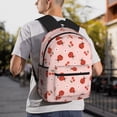 thumbnail image 6 of Vsdgher Ladybug With Flower Unisex Large Capacity Bookbag, Schoolbag, Casual Daypack for High School, College, Teens, Travel, Work, 6 of 6