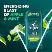 Deodorant anti-transpirant Degree Men, Extreme Blast Twin Pack 2,7 oz (Pack de 6)