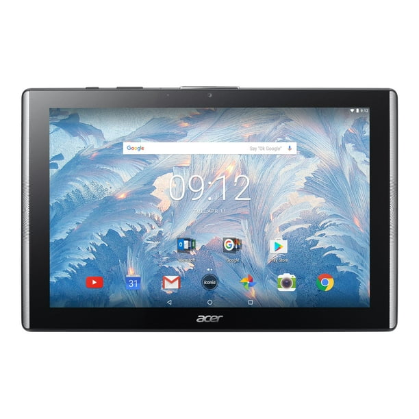 Acer ICONIA ONE 10 B3-A40-K0V1 - Tablette - Android 7.0 (nougat) - 16 gb emmec - 10.1" ips (1280 x 800) - hôte usb - fente pour microsd - Noir