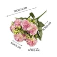thumbnail image 2 of Moocorvic 7 Heads Artificial Peony Bouquet - Faux Blush Pink Cloud Lotus Flowers - Realistic Silk Floral Stems for Wedding Centerpieces, Home Table Decor & Vase Filler, 2 of 7