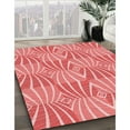 thumbnail image 2 of Ahgly Company Indoor Rectangle Patterned Light Salmon Pink Area Rugs, 6' x 9', 2 of 6