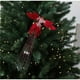thumbnail image 1 of Adorno navideño de colibrí | Pájaro de espuma decorado con plumas | 39 x 22 cm | Fácil de colocar para árboles, coronas y adornos navideños, 1 of 5