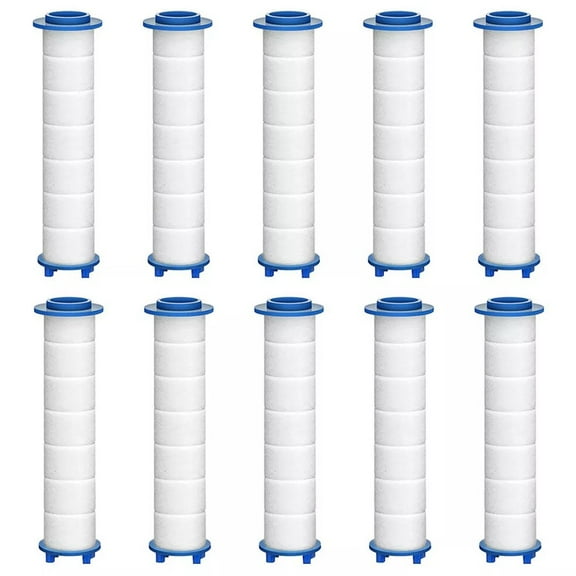 10x Handheld Shower Head Water Filter Bath Shower Sprayer Water Filter PP Cotton