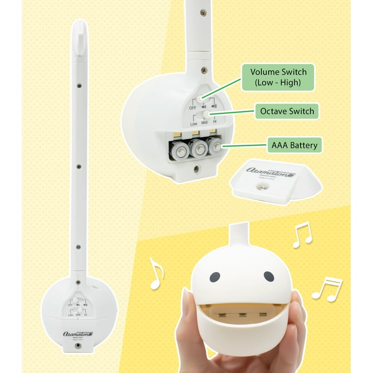 Otamatone Regular White by Maywa Denki Touch Sensitive