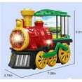 thumbnail image 2 of Christmas Train Toy With Realistic Lights Sounds Bump N Go Action Automatic Direction Adjustment For Ages 3-5 Early Learning Playtime Gift, 2 of 4