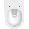 thumbnail image 2 of Duravit 257709 D-Neo Wall Mounted Round Toilet Bowl Only - White with HygieneGlaze, 2 of 6