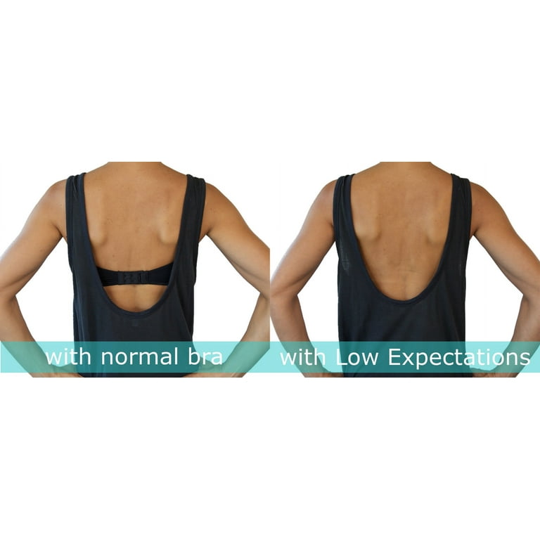Low Expectations: Low Back Bra Converter, black