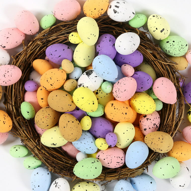 DIY Wood Speckled Pastel Easter Eggs 