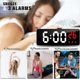 thumbnail image 4 of Digital Alarm Clock, 6.7" LED Digital Alarm Clock with Temperature/Tick-Free/for Adults and Kids, 4 of 5