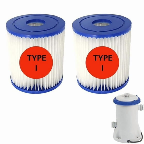 Pool Filter Compatible with Bestway Filter Type I 58093,Spa Filter 3.5"X3.1" Pool Pump Flowclear 58381 58511e 300/330 Gal/H(220-240 V),(2pack)