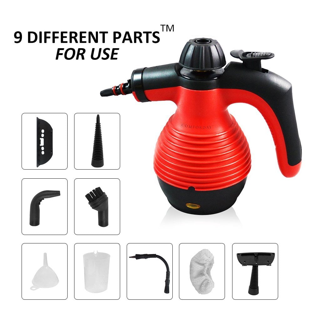 Comforday Portable Handheld Steamer 9 Attachments and Accessories