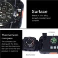 thumbnail image 2 of Greeniant Reloj de supervivencia, herramientas para acampar, equipo de senderismo, antorcha, mano de obra fina, suministros para exteriores, regalo carpas Negro Greeniant  OD009761-01, 2 of 6