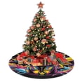 thumbnail image 4 of Falda para árbol de Navidad de Pikachu, suave y divertida, decoración navideña de granja con cuello para árbol de Navidad, 48", 4 of 4