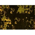 thumbnail image 1 of Ahgly Company Indoor Rectangle Abstract Yellow Modern Area Rugs, 2' x 5', 1 of 4