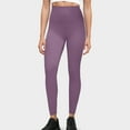thumbnail image 2 of GEWSEY High Waisted Lounge Legging 25" - Buttery Soft Workout Yoga Pants for Women (Purple, M), 2 of 6