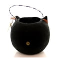 thumbnail image 3 of Halloween Glitterville Halloween Bucket Paper Mache Trick Or Treat Brown Vi0159, 3 of 4