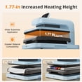 thumbnail image 5 of HTVRONT Automatic Heat Press 2 + HTVRONT Automat Heat Press Accessories Kit, Heat Press Machine with Adjustable Pressure & Higher Heating Height, Heats Up Fast and Evenly, 5 of 10