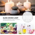 thumbnail image 3 of Miangastore 1pc Essential Oil Burner Transparent Glass Tealight Candle Holder for Home, 3 of 8