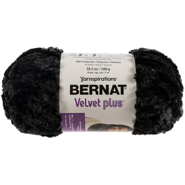 Bernat® Velvet Plus™ Yarn, Polyester #6 Super Bulky, 10.5oz/300g, 78 Yards