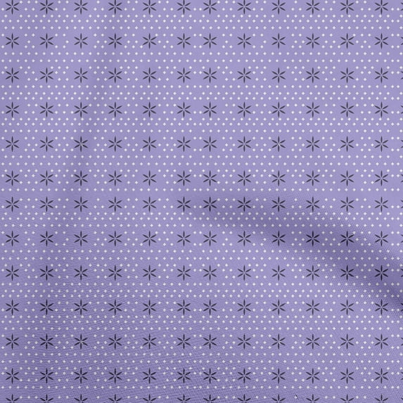 oneOone Cotton Cambric Amethyst Fabric Geometrical Fabric For Sewing Printed Craft Fabric By The Yard 42 Inch Wide