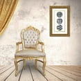 thumbnail image 3 of Popp, Grace 14x24 Gold Ornate Wood Framed with Double Matting Museum Art Print Titled - Tribal Pattern IV, 3 of 4