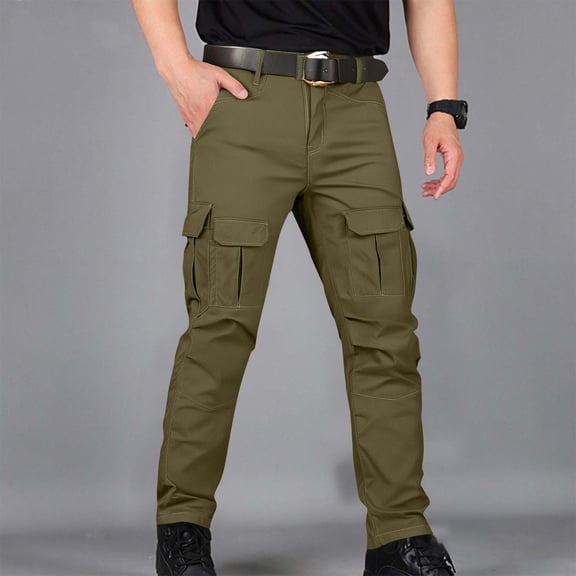 Bosfbaoi Tactical Cargo Pants for Men - Multi Pocket Design, Durable Fabric, Comfortable Fit, Sweatpants Perfect for Work/Outdoor Activities