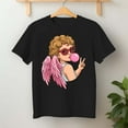 thumbnail image 2 of Retro Cupid Aesthetic Valentines Day Blowing Bubble Cupid – T-Shirt, Hoodie & Sweatshirt – Vintage Love Theme – Valentine's, 2 of 6